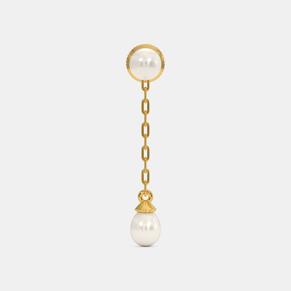 The Pearl Essence Dangler Earrings - Image 3