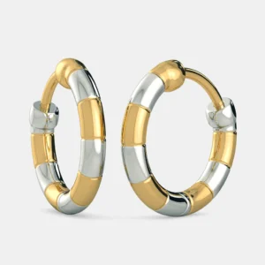 The Wishes in a Circle Huggie Earrings For Kids